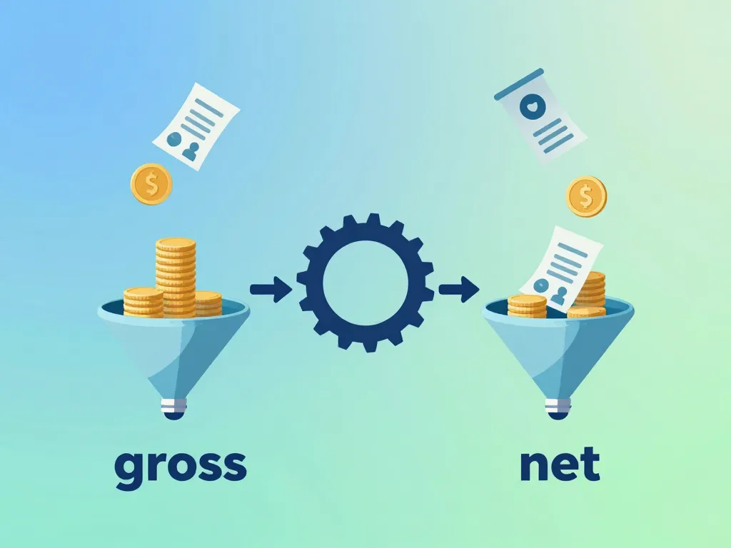 Métaphore transformation 1760 brut en net