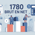 Illustration conversion 1780 brut en net fiche de paie
