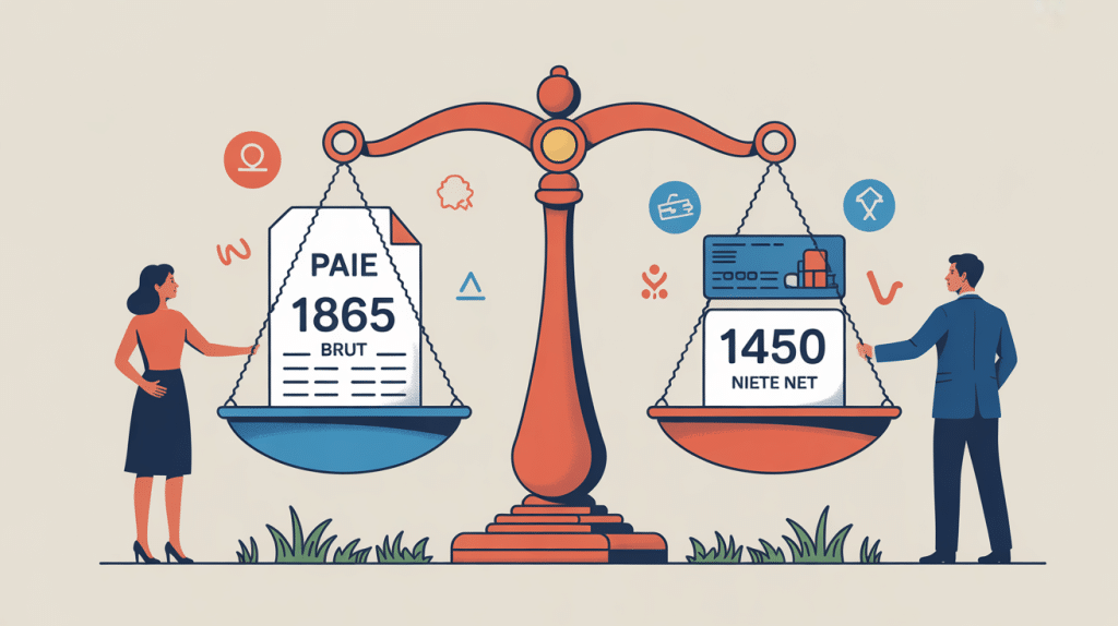 1865 brut en net équilibre fiche de paie brut et net