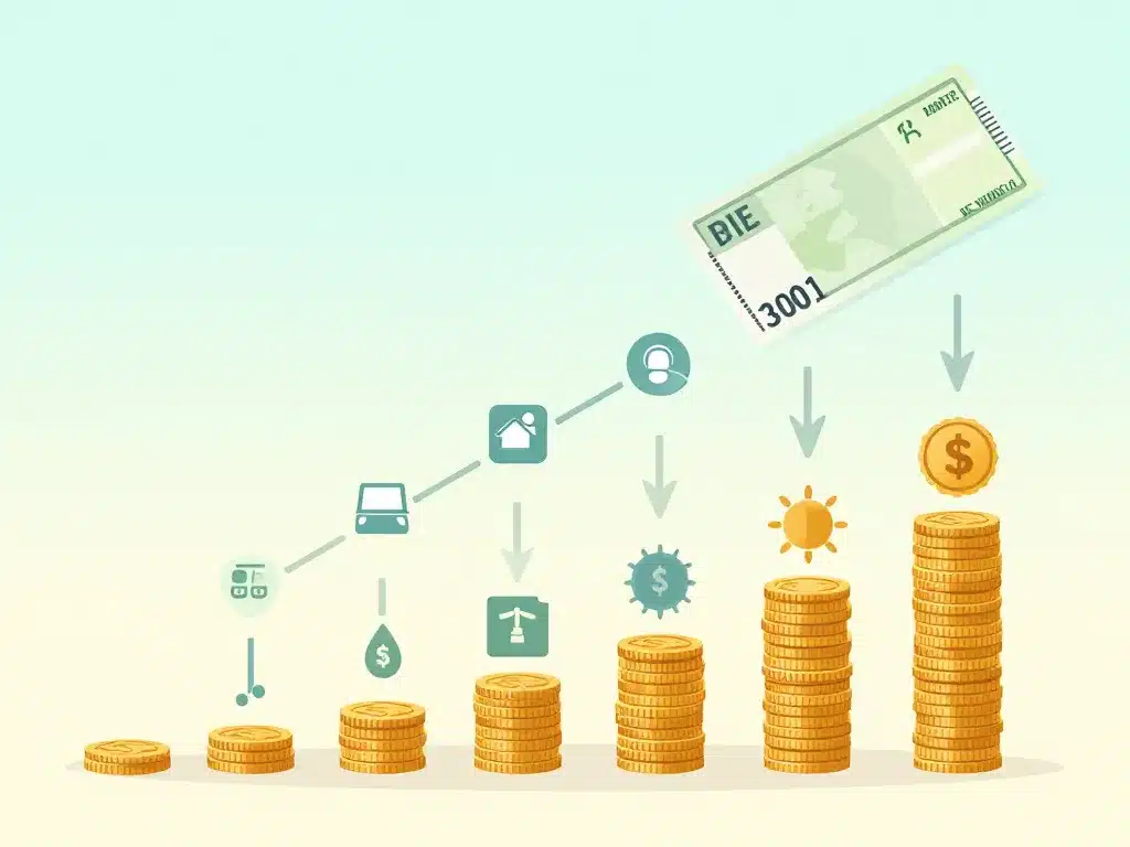 Illustration variables impact 2120 brut en net