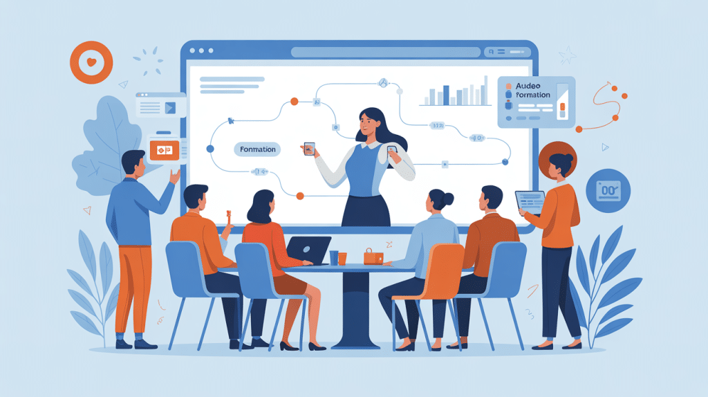 audeo formation illustration orientation adulte