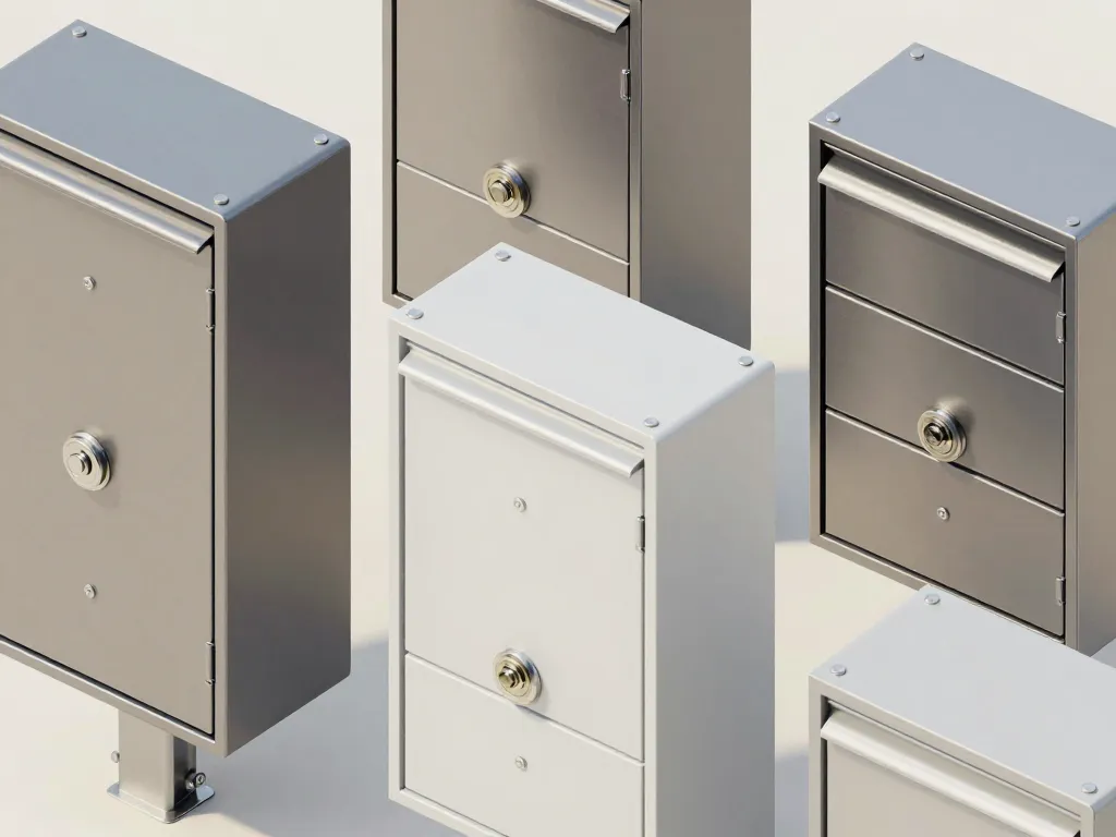 Différents modèles boîte à clé sécurisée extérieur assurance