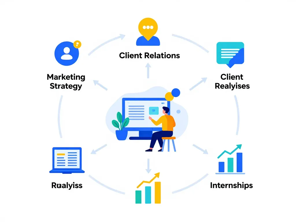 BTS marketing diagramme matières digital