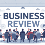 business review salle réunion graphique schéma