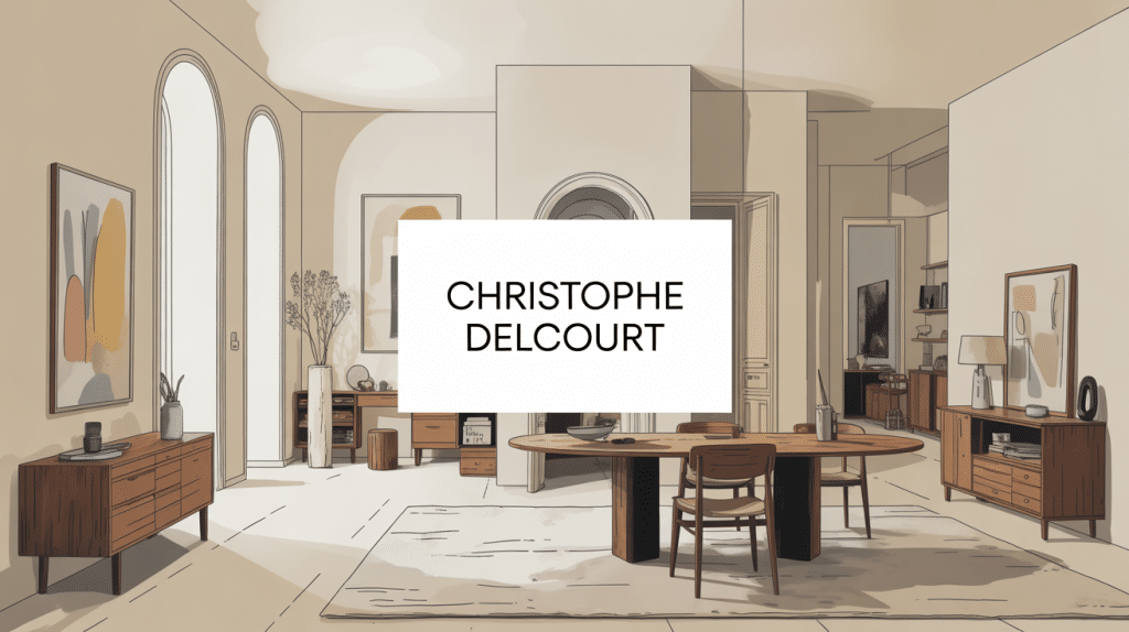 Design contemporain et mobilier haut de gamme Christophe Delcourt