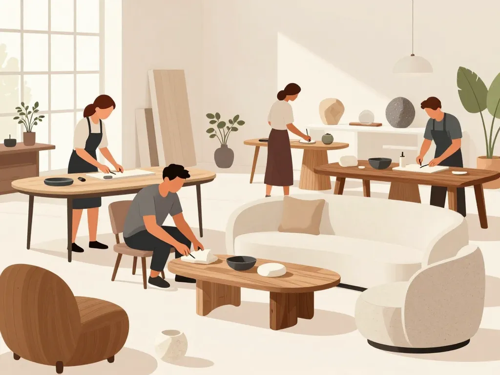 Mobilier haut de gamme artisanal Christophe Delcourt