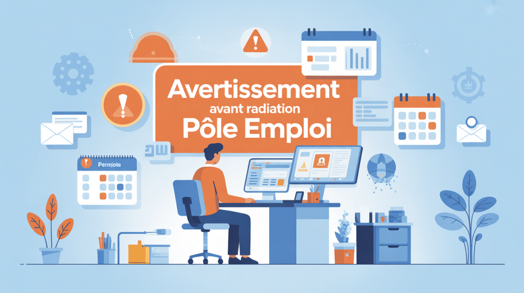 Illustration sur combien d'avertissement avant radiation pole emploi