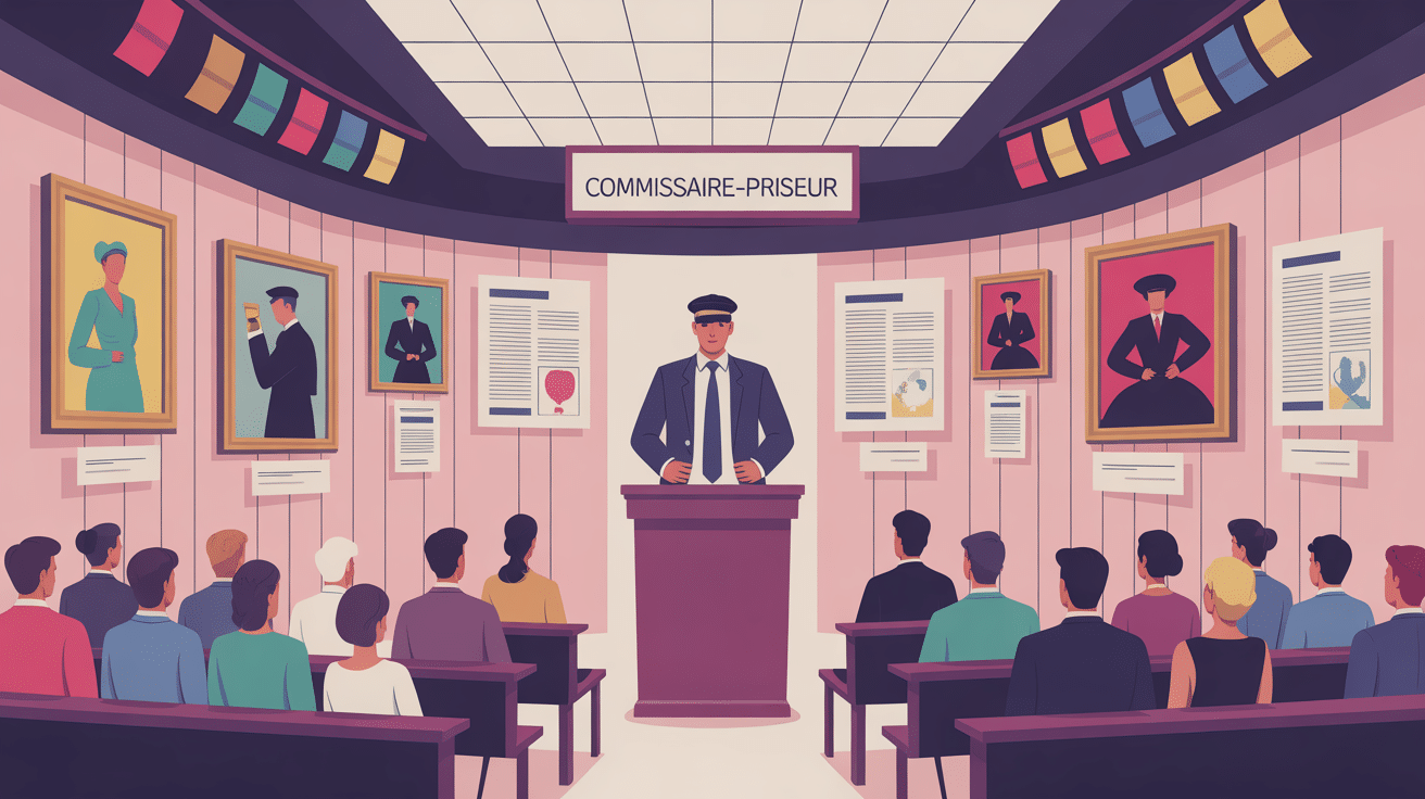 comment devenir commissaire priseur illustration globale art droit enchères