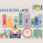 illustration conversion de note style vectoriel moderne