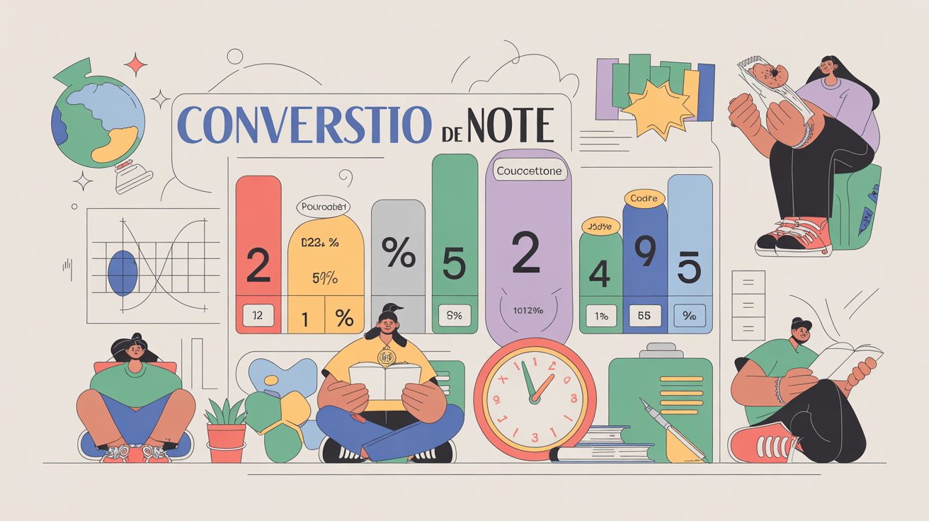 illustration conversion de note style vectoriel moderne