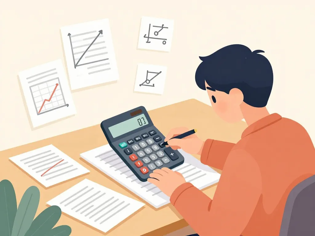 illustration conversion note calcul scolaire