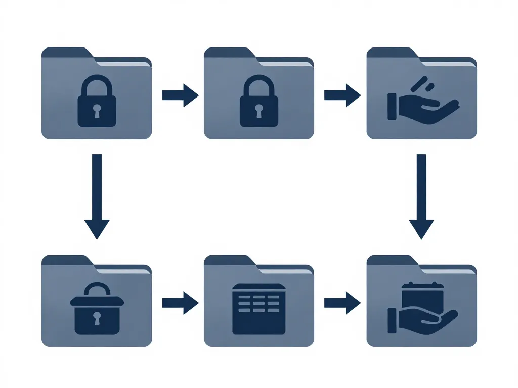 diagramme destruction archives workflow sécurisé