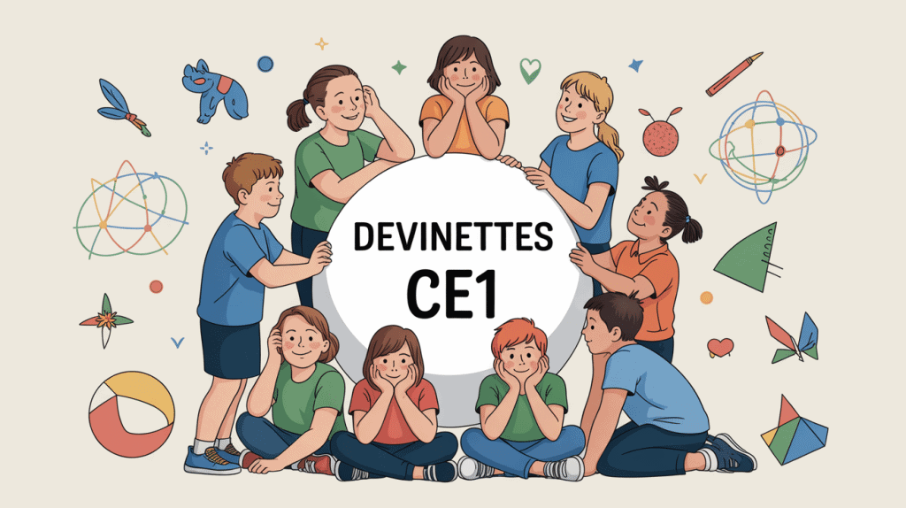 devinette ce1 élèves bulle animaux objets formes
