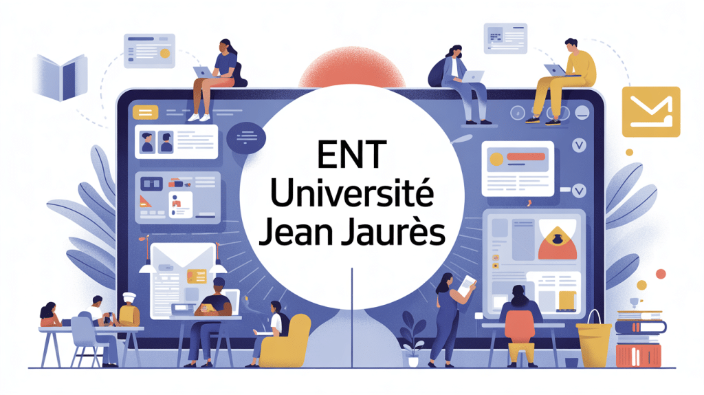 Illustration ent univ jean jaures univers numérique