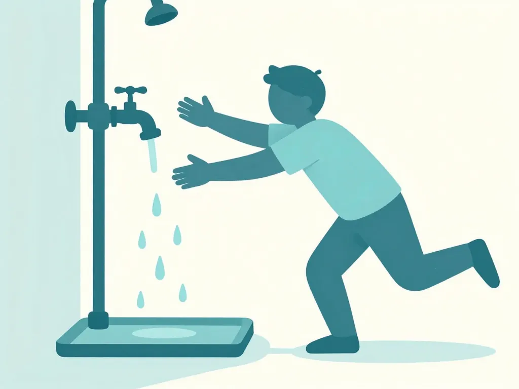 réaction fuite sous bac à douche assurance étapes urgentes