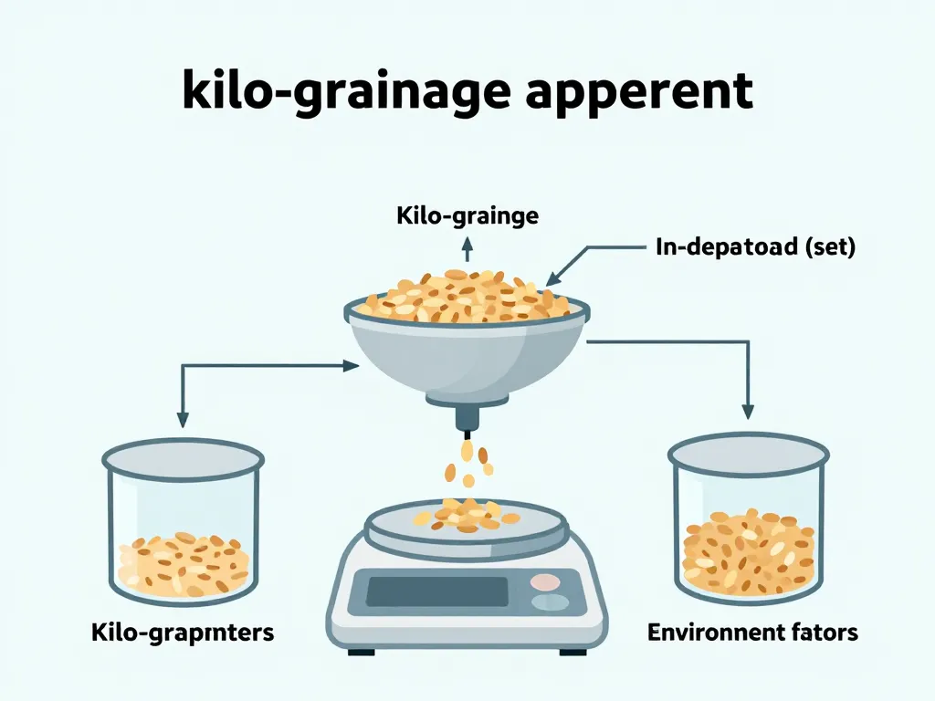 diagramme kga mesure balance grains environnement