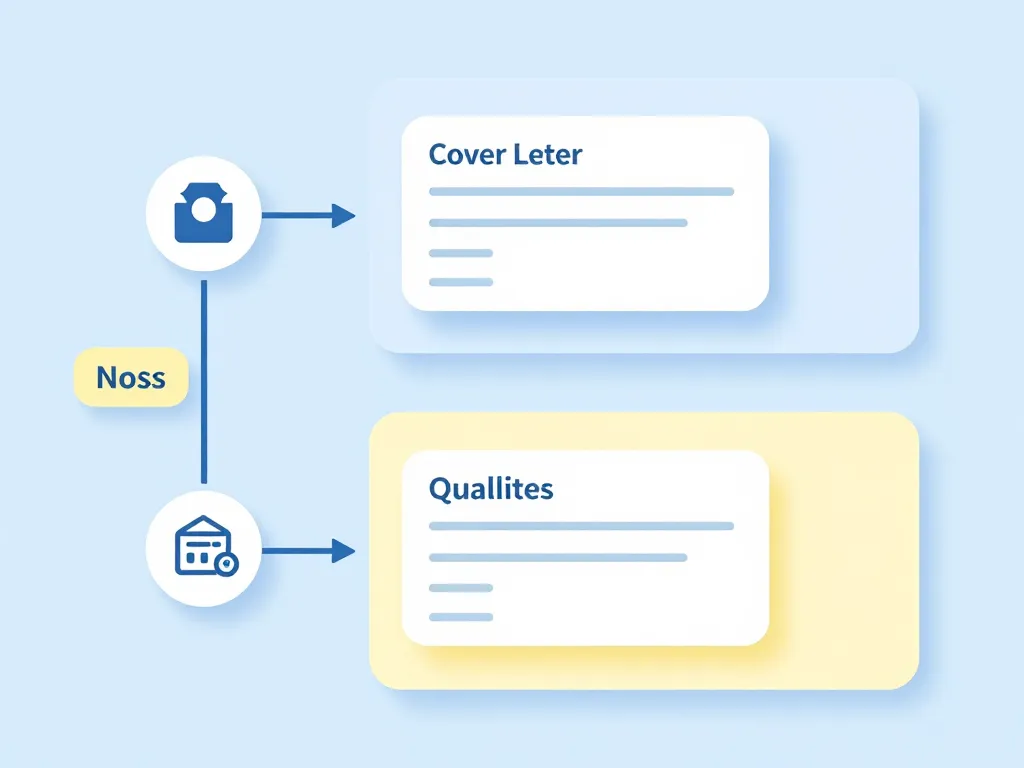 lettre de motivation mcdo diagramme structure clair
