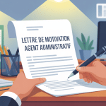illustration bureau professionnel lettre de motivation pour agent administratif