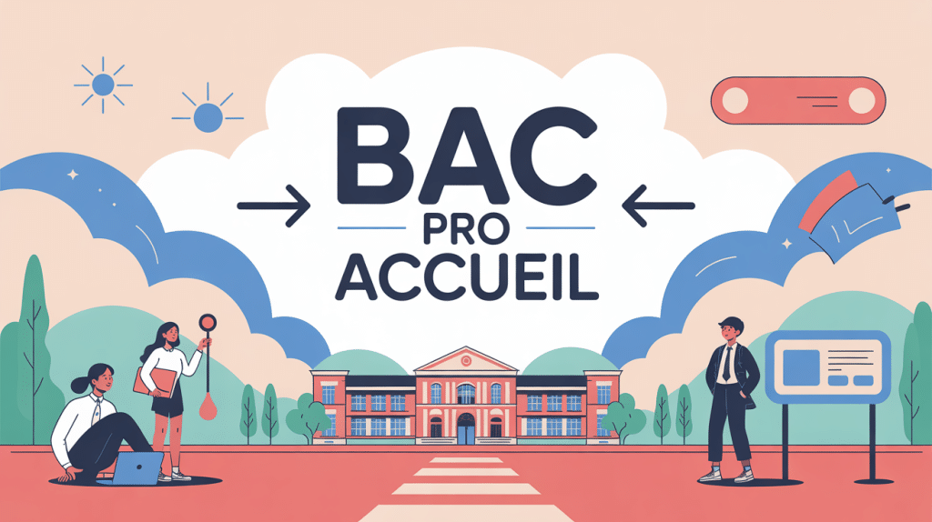 illustration orientation lycee bac pro accueil