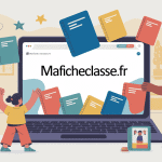 maficheclasse .fr illustration partage enseignants élèves familles