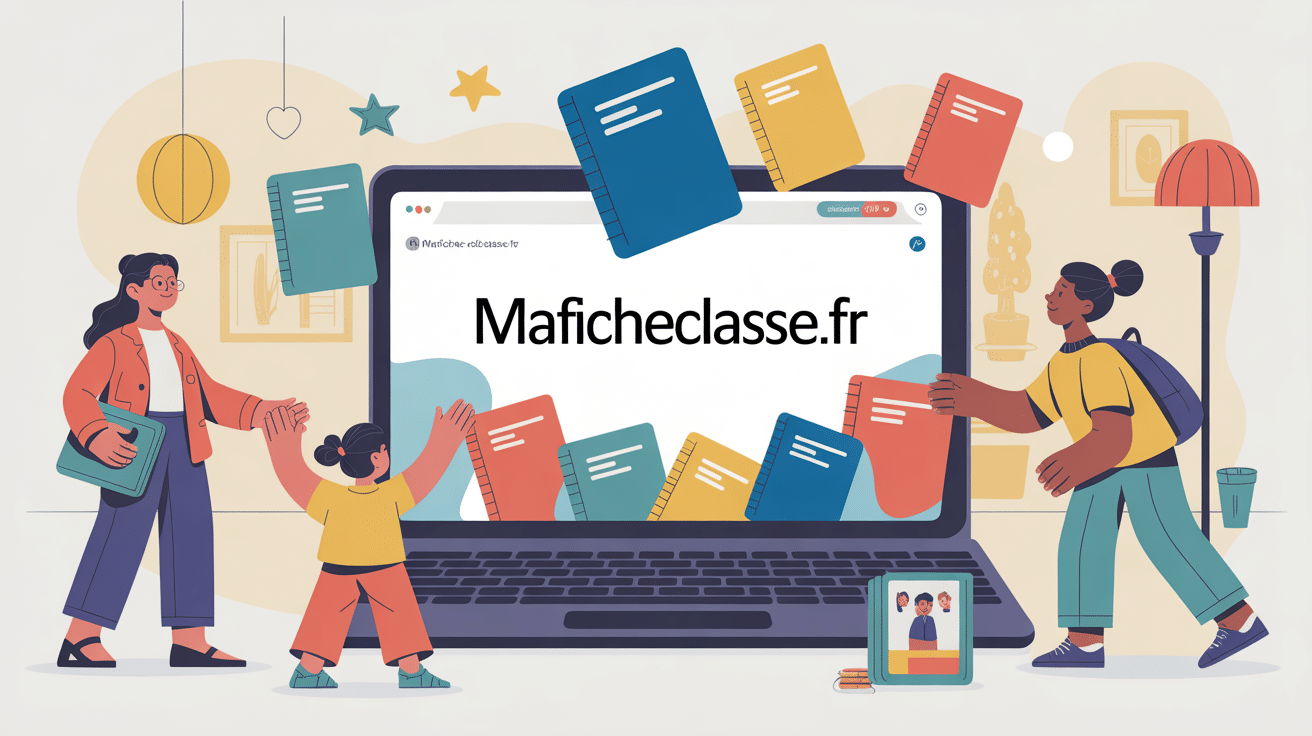 maficheclasse .fr illustration partage enseignants élèves familles