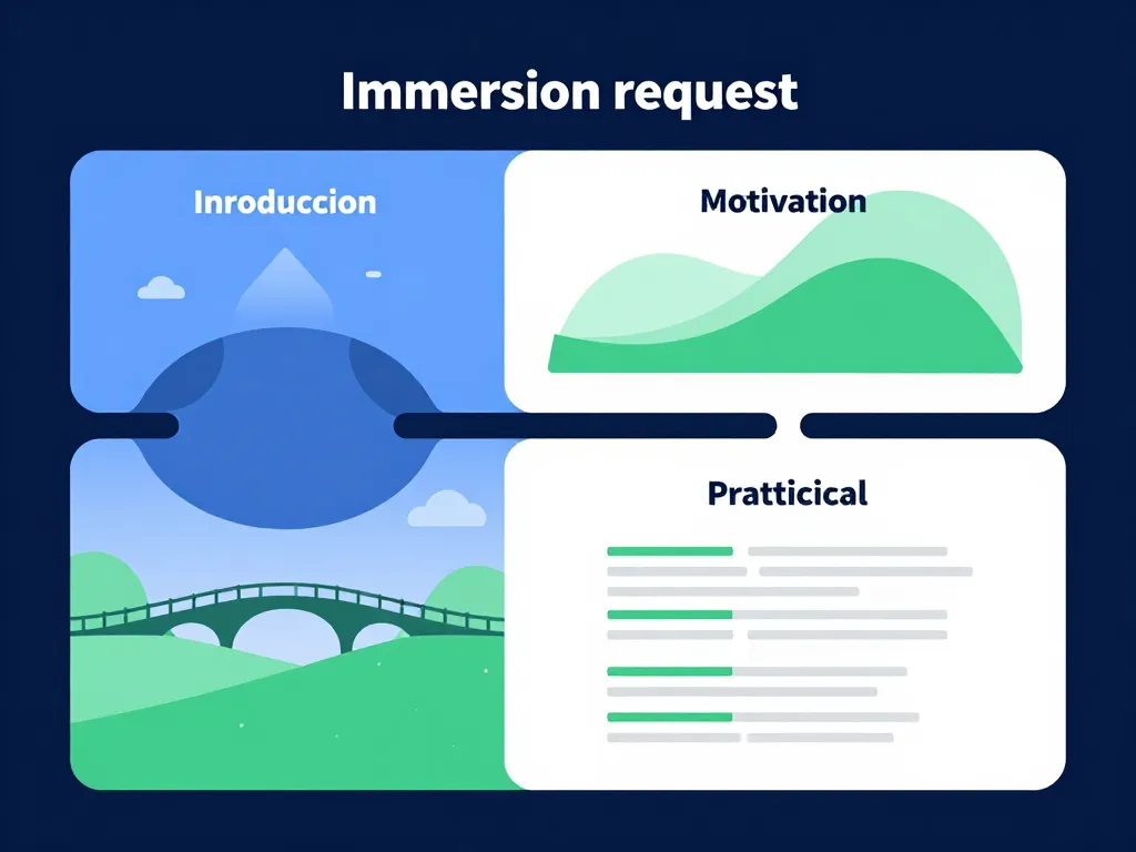 modèle demande d'immersion professionnelle structure diagramme