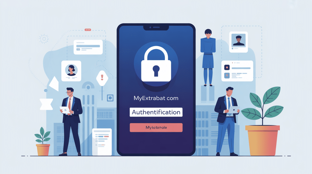 illustration myextrabat com authentification sécurité