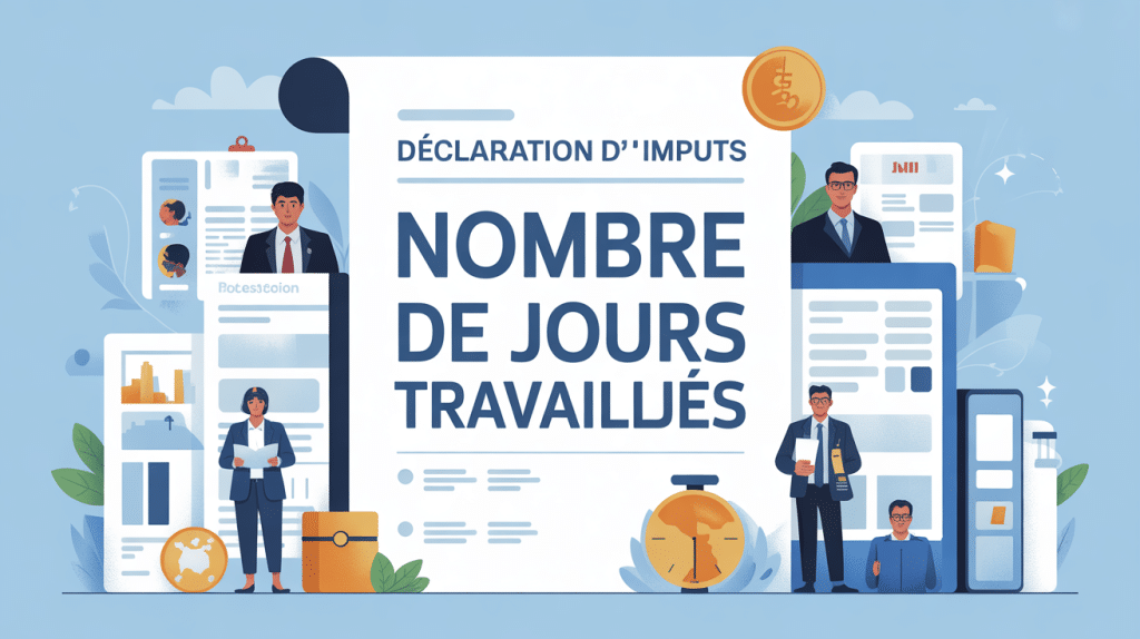 ou trouver le nombre de jours travaillés pour les impôts illustration déclaration