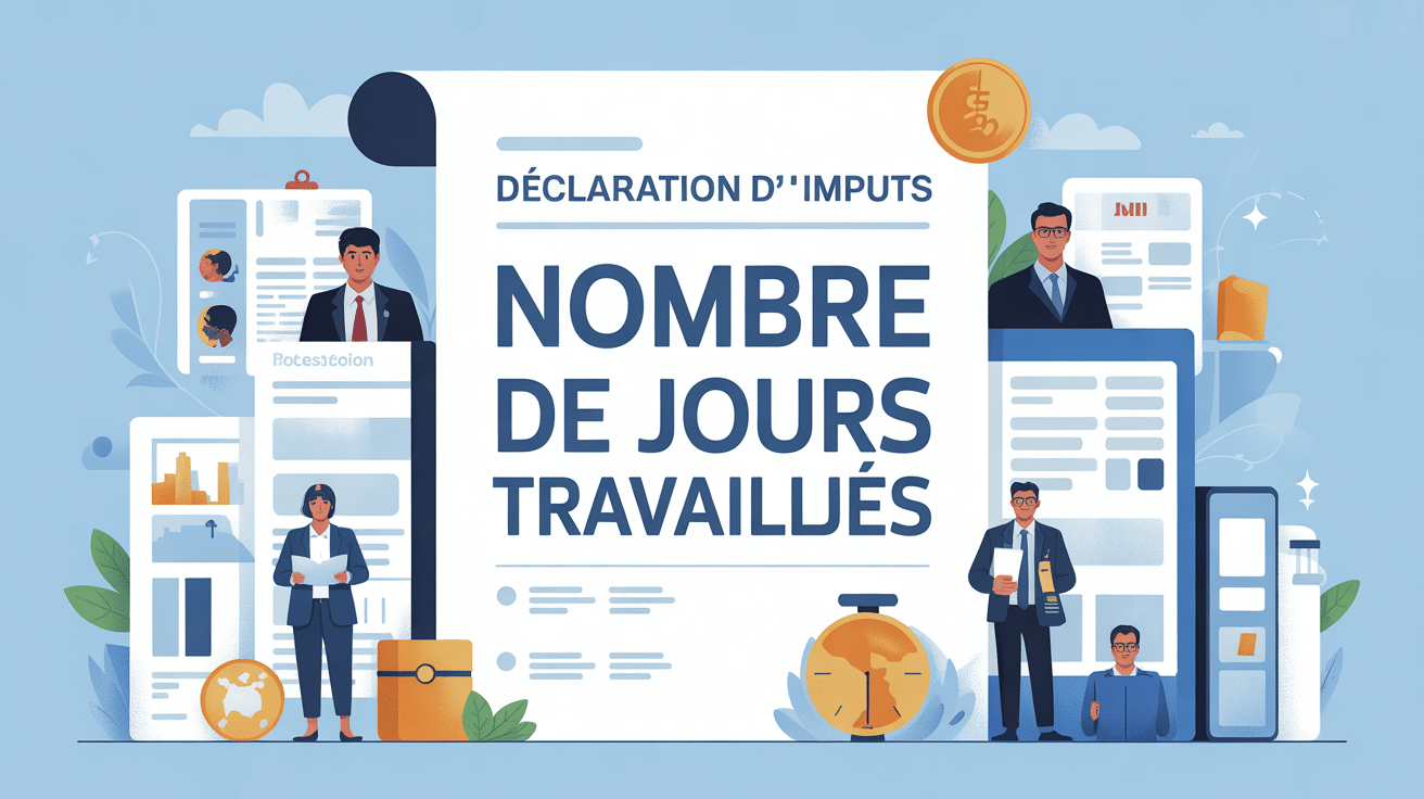ou trouver le nombre de jours travaillés pour les impôts illustration déclaration
