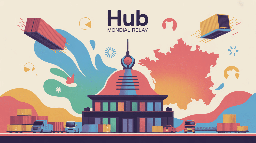 site hub harnes mondial relay illustration centre logistique hauts de france
