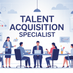 illustration talent acquisition specialist central bureau moderne
