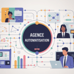 Illustration agence automatisation transformation digitale