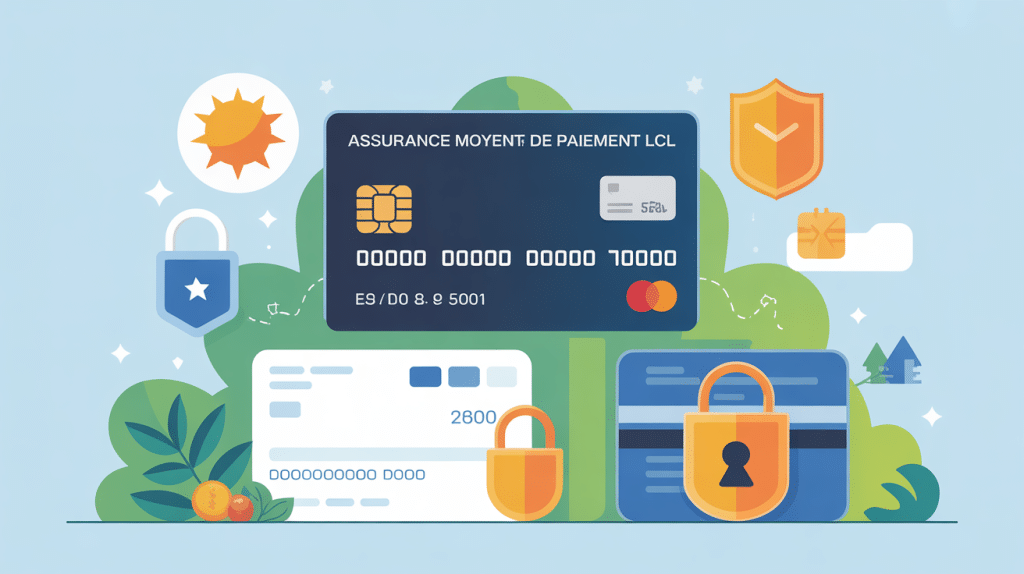 illustration assurance moyens de paiement lcl sécurité et protection