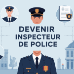 visuel comment devenir inspecteur de police étape par étape