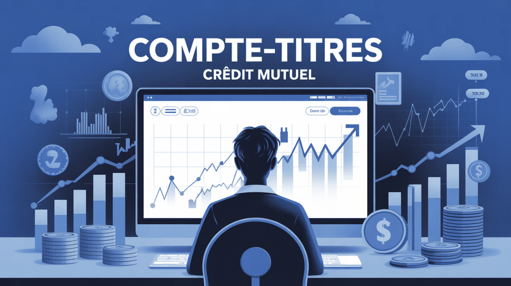 illustration credit mutuel compte titre investir bourse