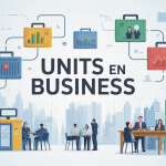 Illustration units in business diversité et importance en entreprise