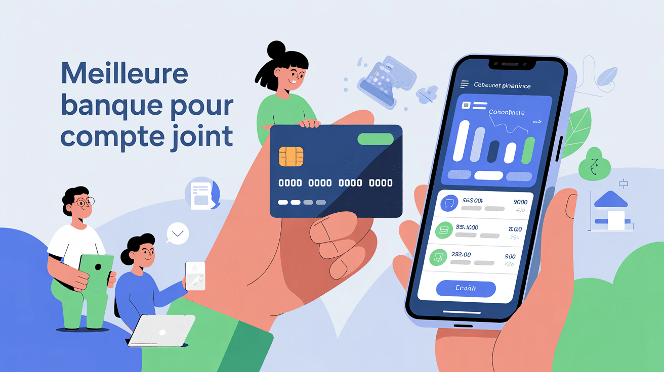 Meilleure banque pour compte joint personnes partageant carte et application