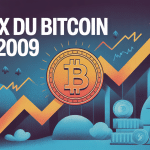 illustration prix du bitcoin en 2009 évolution