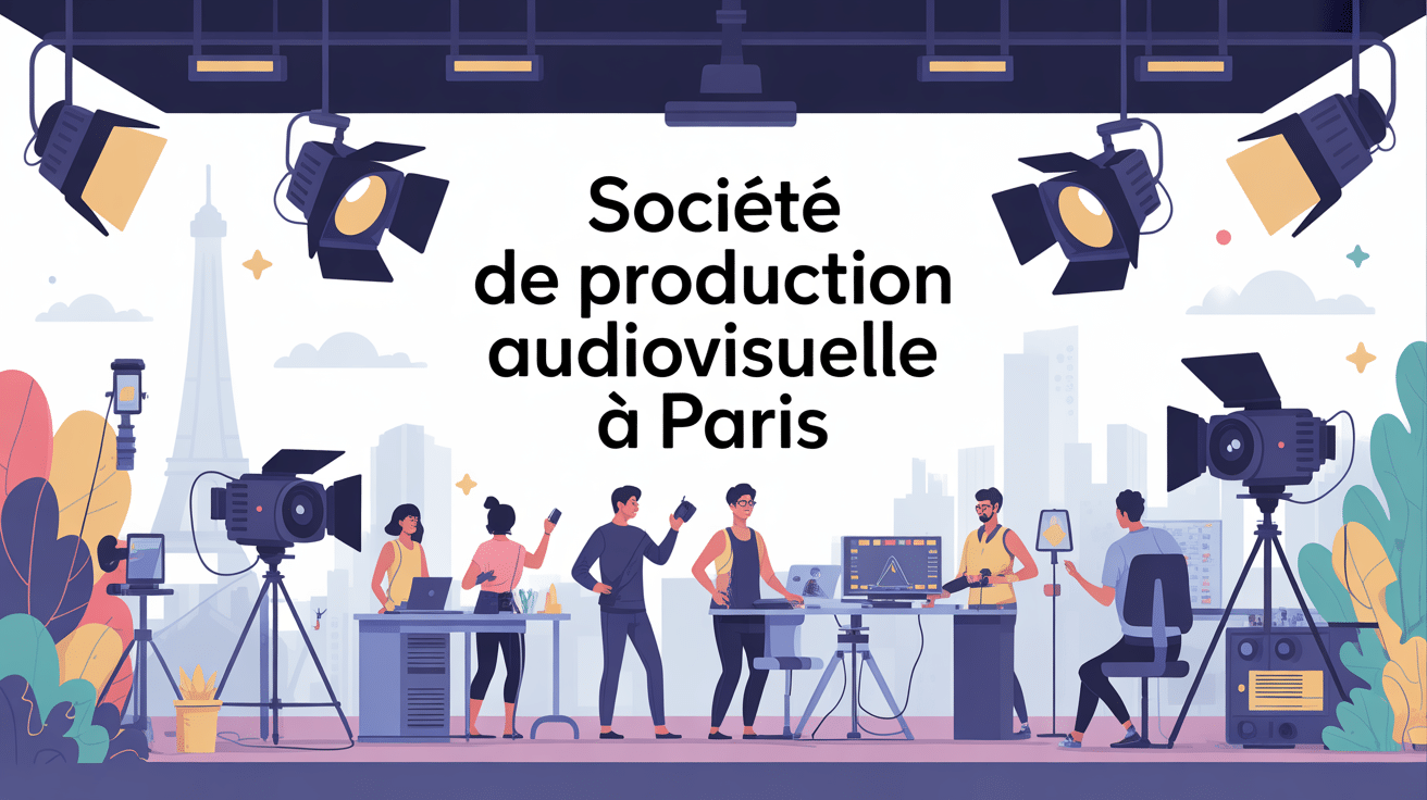 Production audiovisuelle Paris équipe créative studio