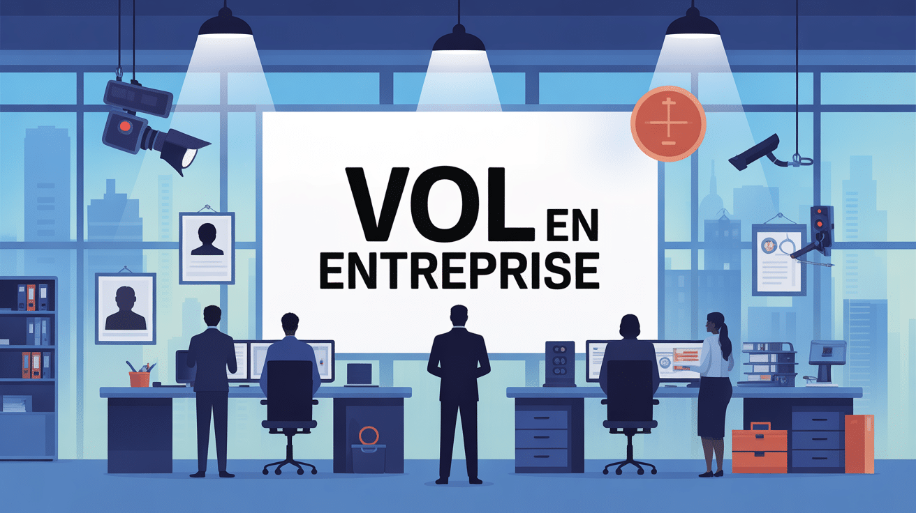 suspicion de vol en entreprise que faire scène bureau sécurité