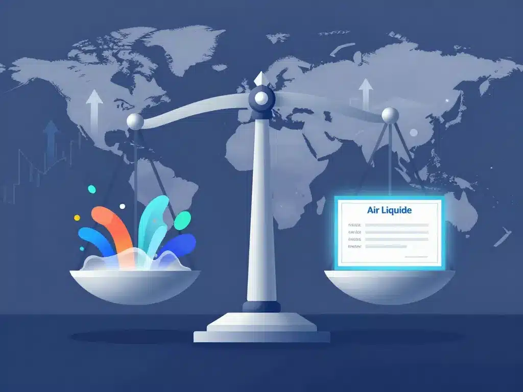 contexte boursier valeur de l'action Air Liquide