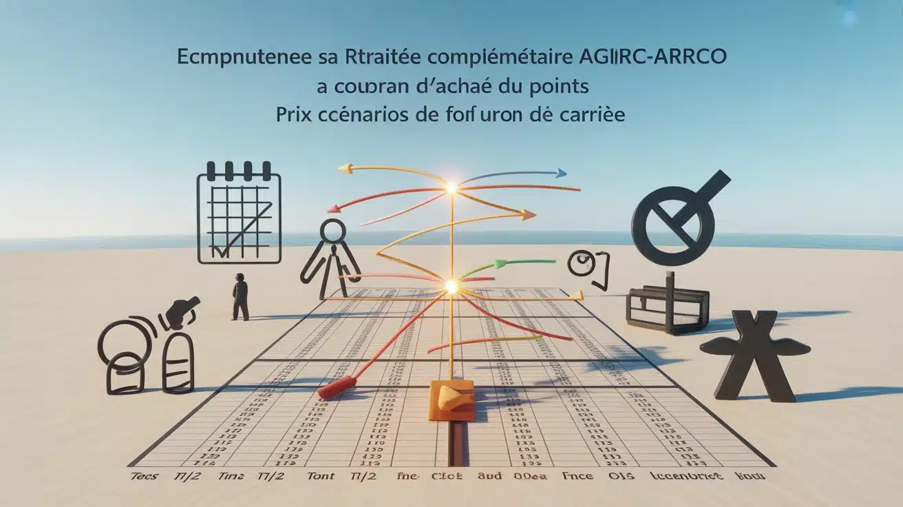 Calcul des points Agirc-Arrco sur Excel : modèle et formule