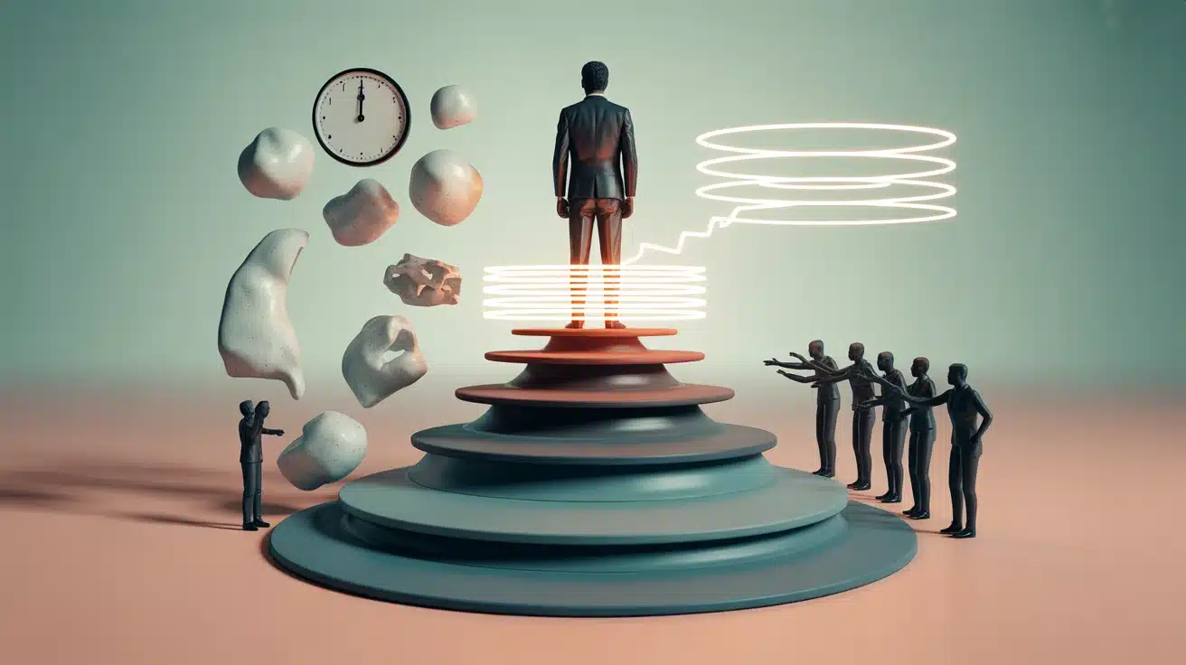 Illustration du stress managérial et des leviers de prévention pour les managers