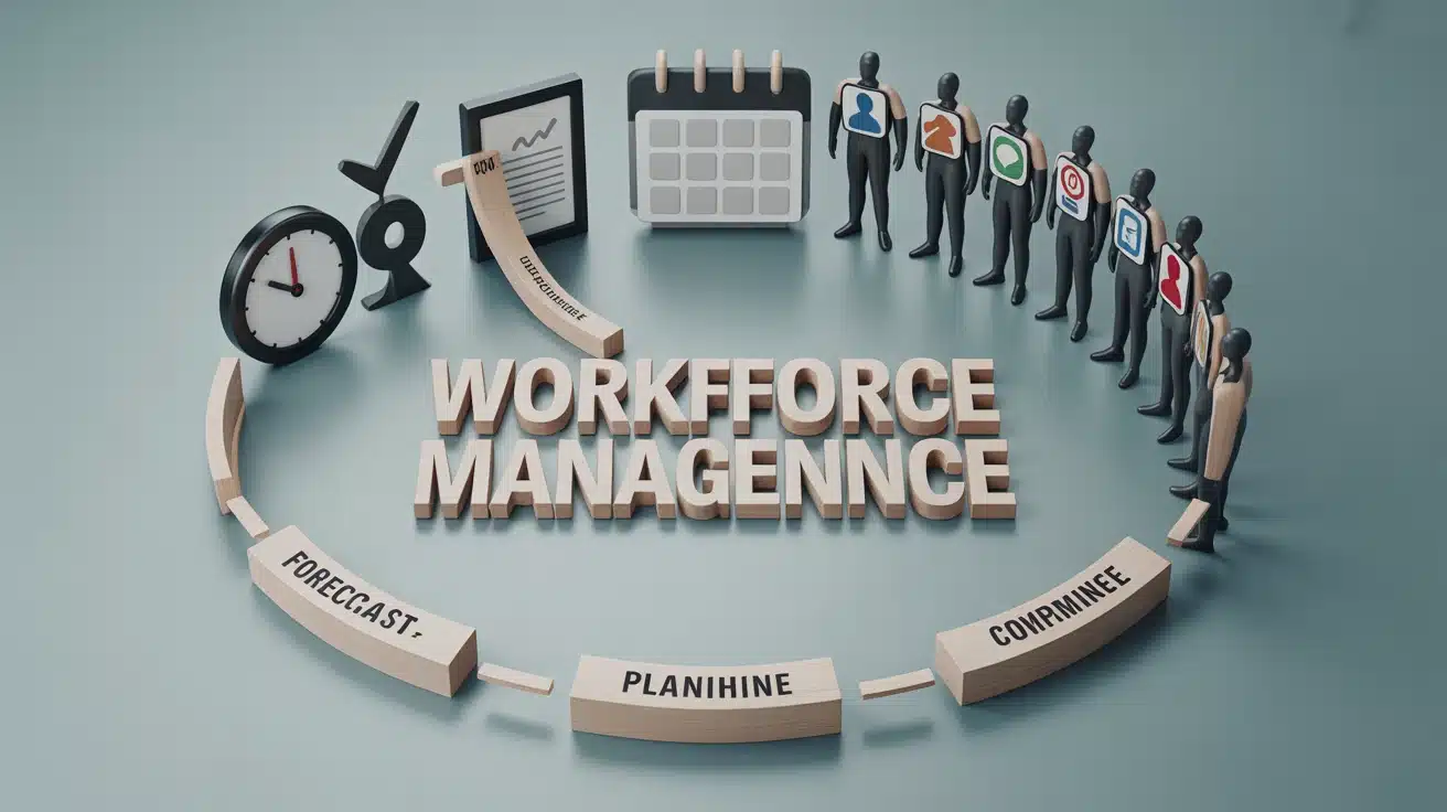 Illustration workforce management (WFM) : pilotage des effectifs en temps réel