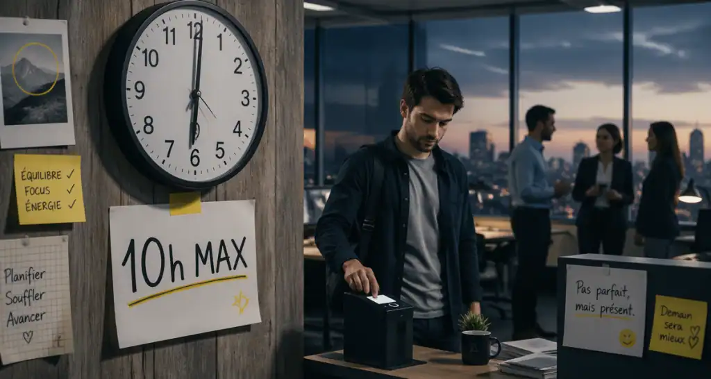 Heure maximum de travail par jour, salarié pointe à 10h