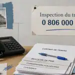 inspection du travail téléphone et documents