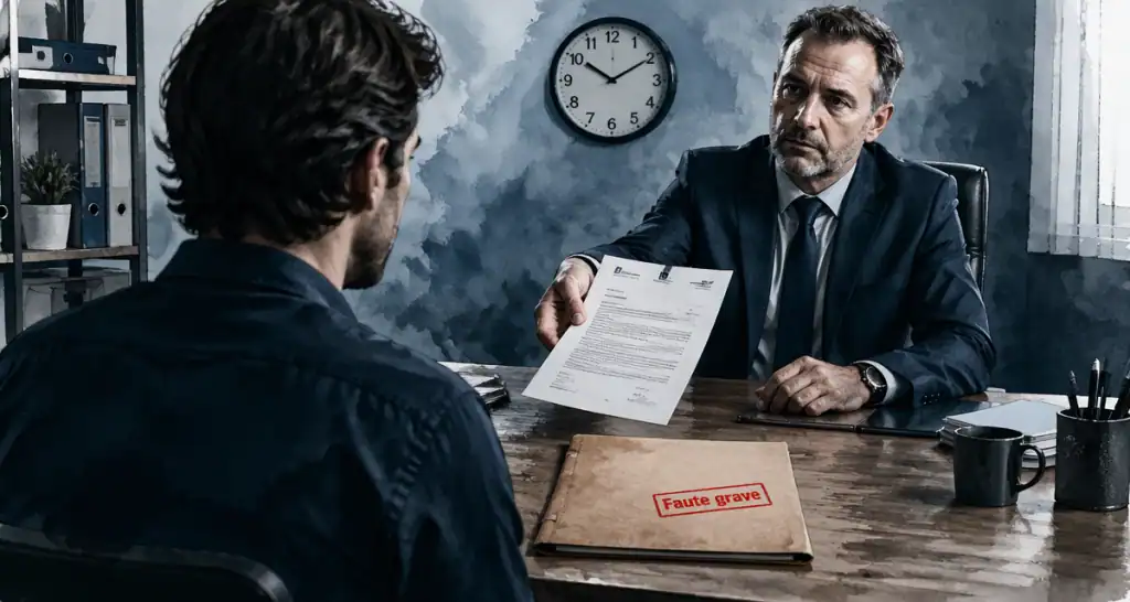 licenciement pour faute grave dossier papier employeur