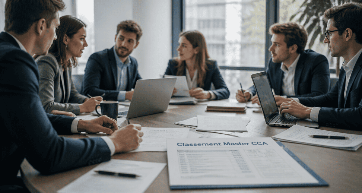 classement des master cca en salle de réunion
