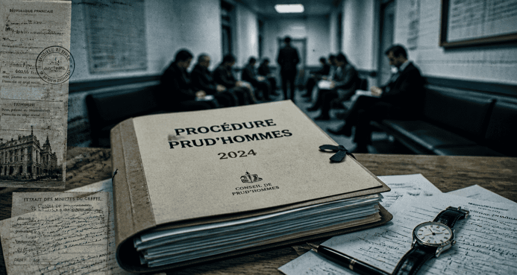 combien de temps dure une procedure prud'hommes 2024 dossier tribunal salle d'attente