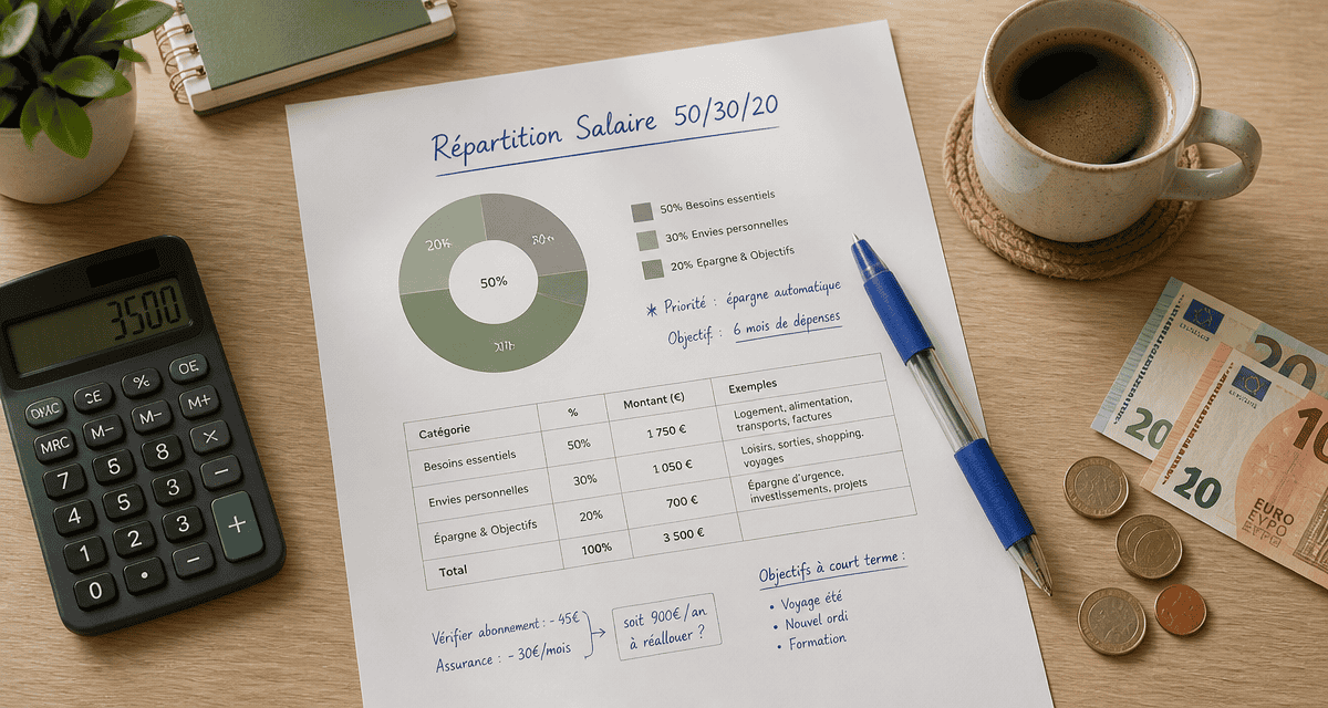 comment répartir son salaire du mois pdf tableau manuscrit